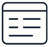 Minimalistisk grensesnitt